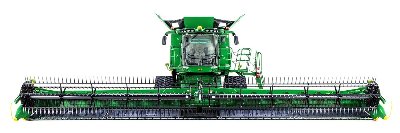 John Deere -mattopöytä joustavateräisellä teräpalkilla John Deere -leikkuupuimureihin