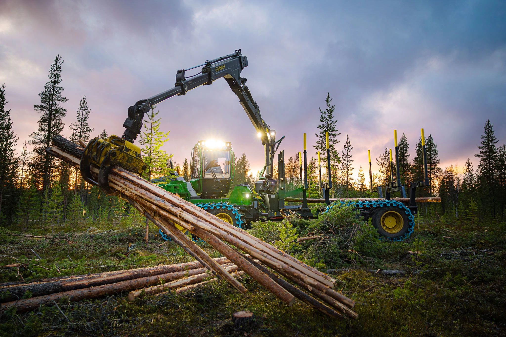 1610g kuormatraktori puomi