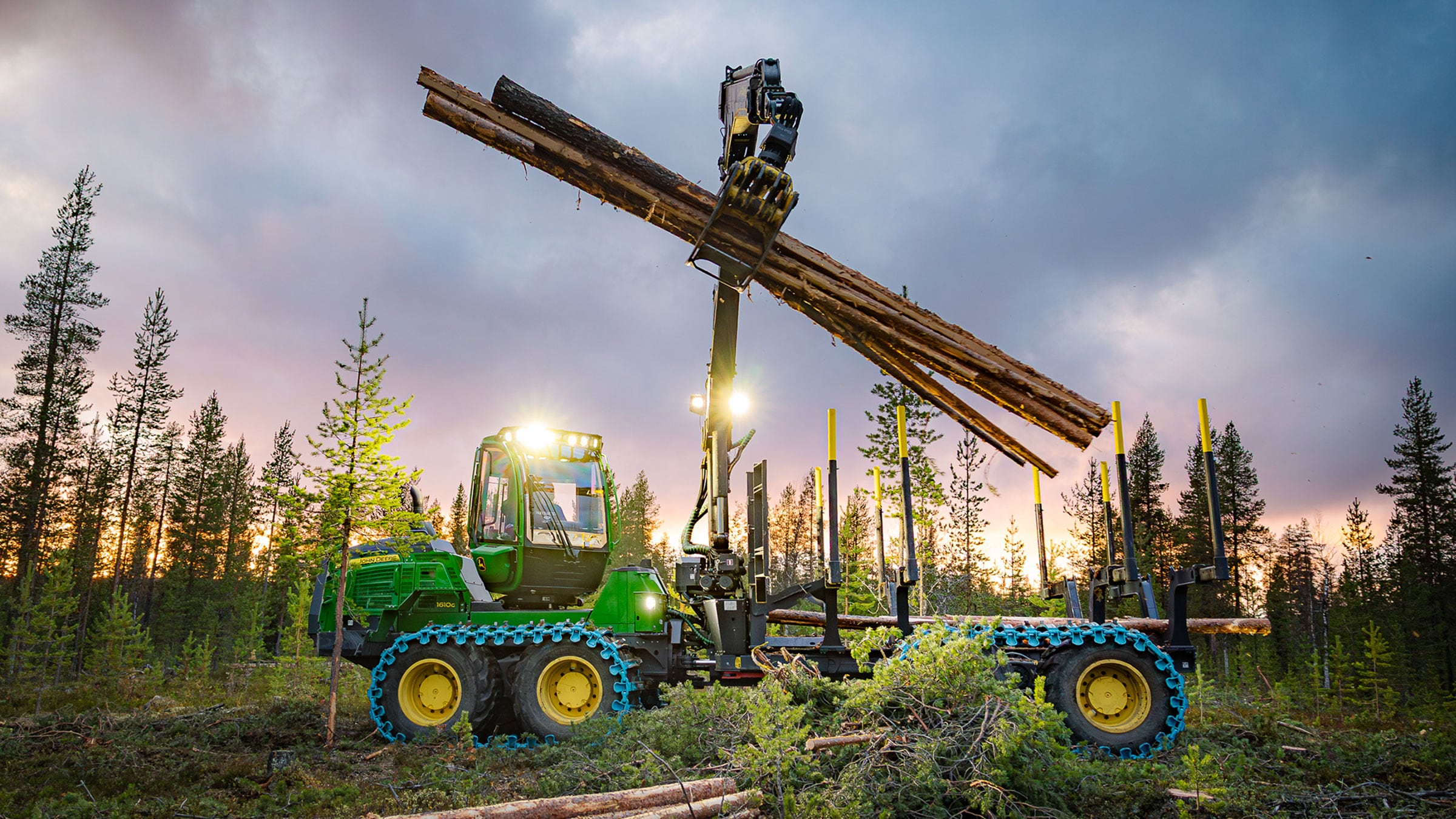 1610g forwarder in the sunset