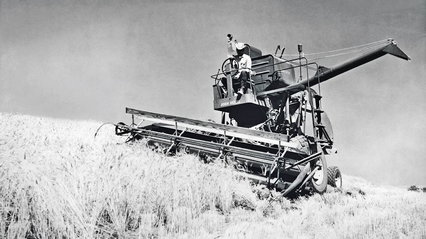 1954 Hillside leikkuupuimuri