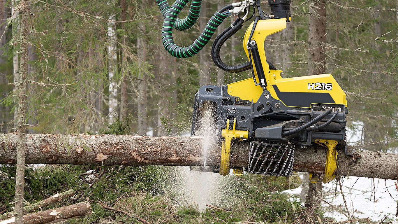 John Deere H216 -harvesteripää