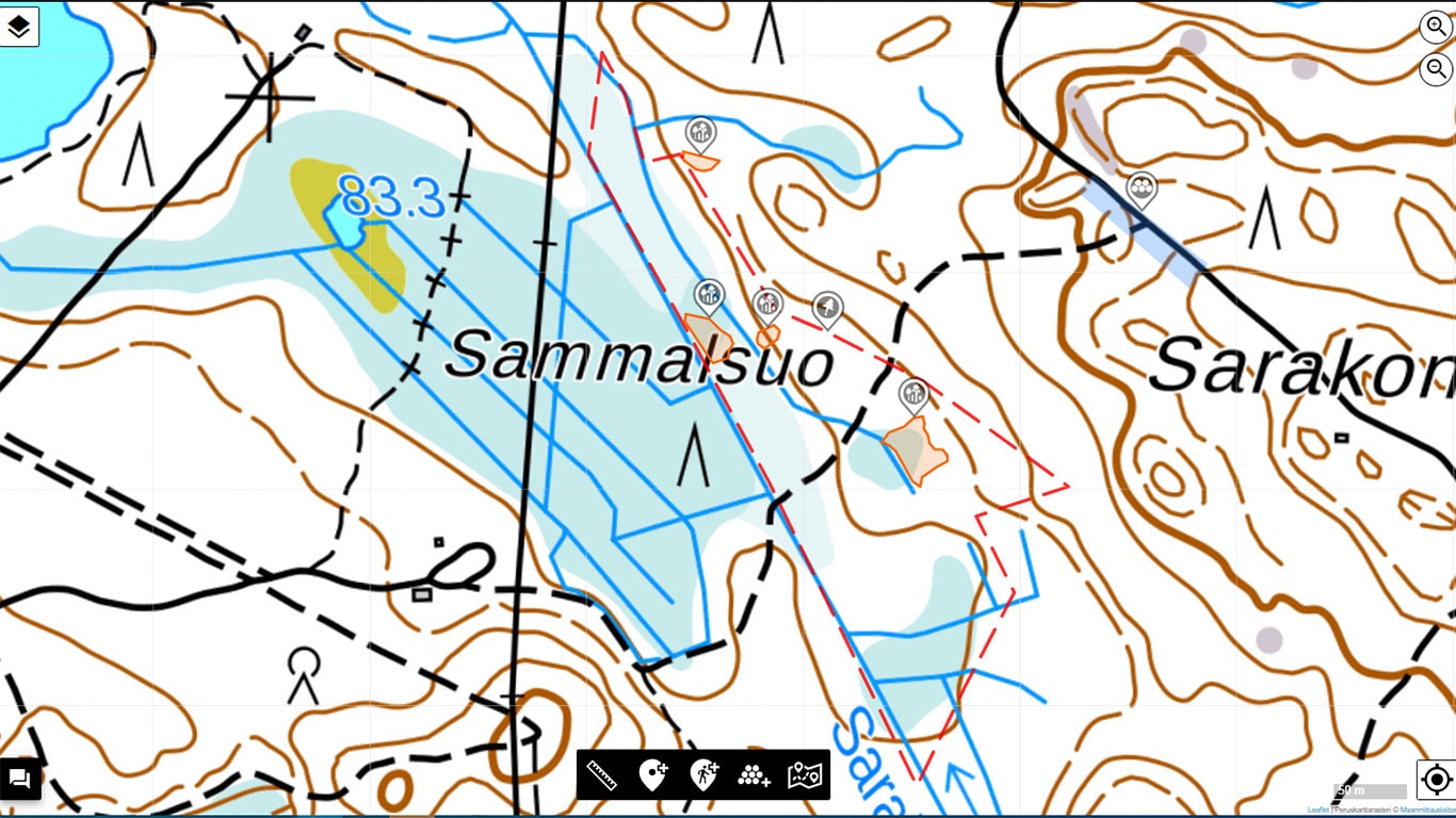 Leimikon peruskartta