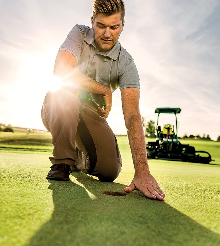 Työ. Hyvin tehtynä. Golf- ja urheilualan laitteet