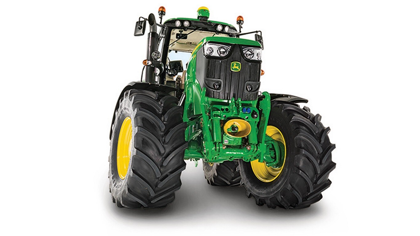 John Deere -etunostolaite ja -etuvoimanotto