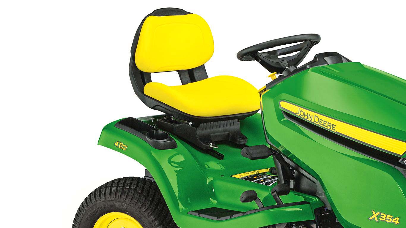 Lawn Tractors X354 ultra comfortable Seat